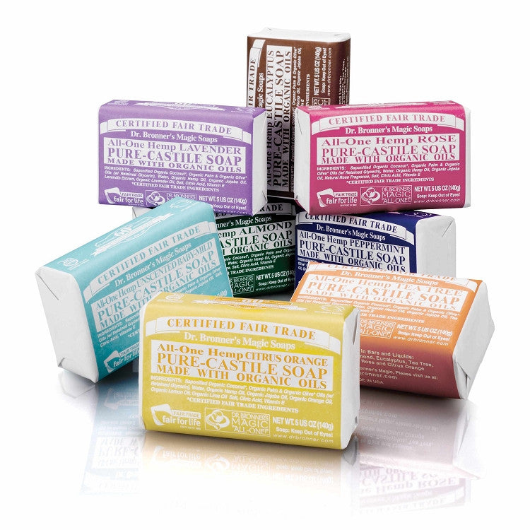 Dr. Bronner's Pure-Castile Bar Soap